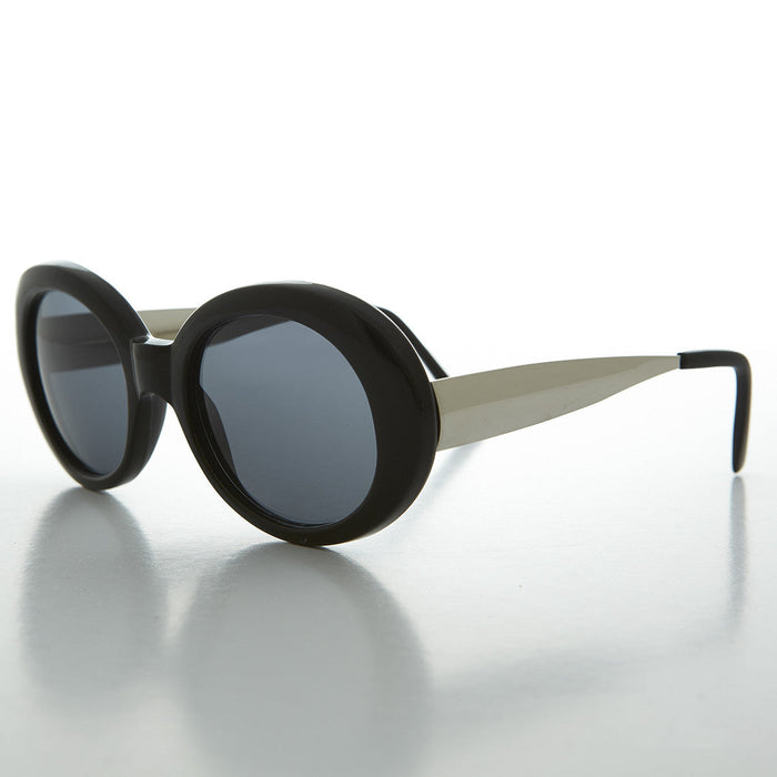 SUNGLASS MUSEUM Mod Oval Cat Eye Vintage Sunglass - Silva