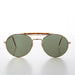 image of sunglasses model SUNGLASS MUSEUM SUNGLASS MUSEUM Round Gold Aviator - Skippy