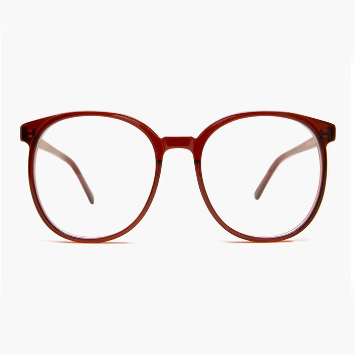 SUNGLASS MUSEUM Large Round Retro Reading Glasses - Smarty