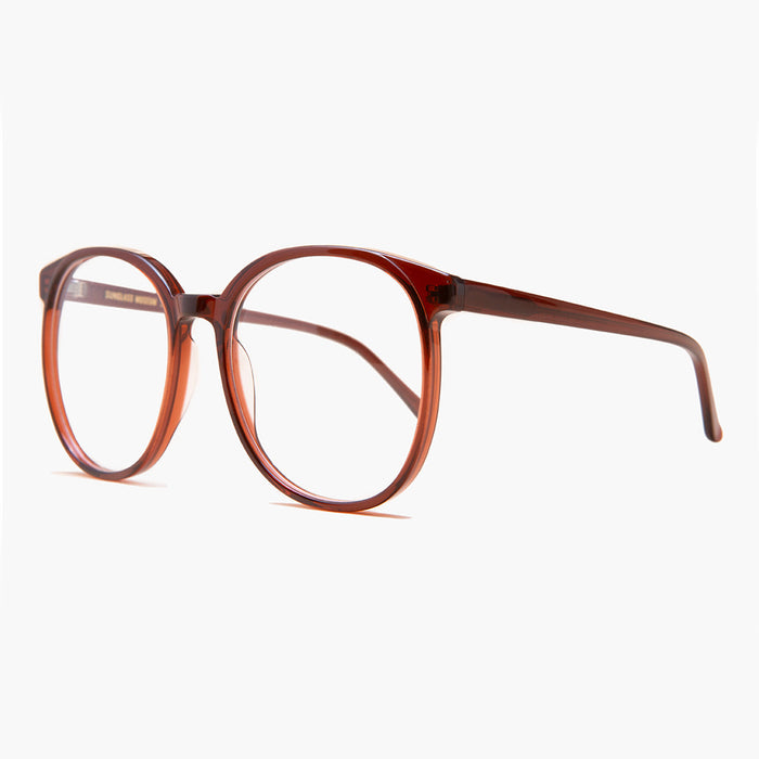 SUNGLASS MUSEUM Large Round Retro Reading Glasses - Smarty