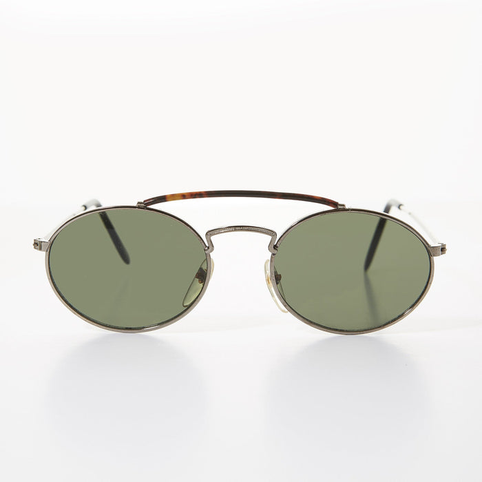 image of sunglasses model SUNGLASS MUSEUM SUNGLASS MUSEUM Oval Old Timey Aviator Vintage Sunglasses - Smith