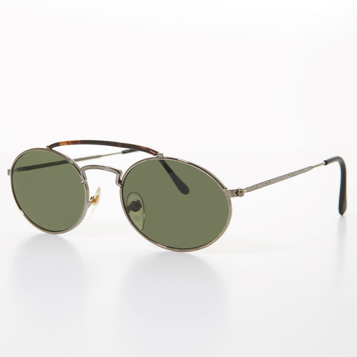 image of sunglasses model SUNGLASS MUSEUM SUNGLASS MUSEUM Oval Old Timey Aviator Vintage Sunglasses - Smith