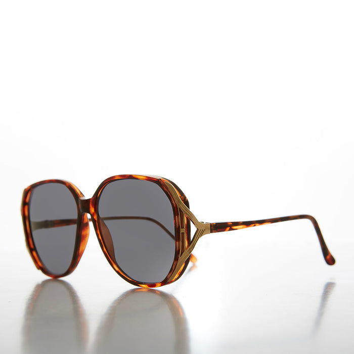 Classic 80s Women's Large Vintage Sunglasses - Aliana
