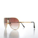 SUNGLASS MUSEUM 80s Metal Teardrop Aviator Sunglasses - Oden - Product image
