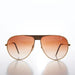 SUNGLASS MUSEUM 80s Metal Teardrop Aviator Sunglasses - Oden - Product image