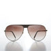 SUNGLASS MUSEUM 80s Metal Teardrop Aviator Sunglasses - Oden - Product image