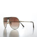 SUNGLASS MUSEUM 80s Metal Teardrop Aviator Sunglasses - Oden - Product image