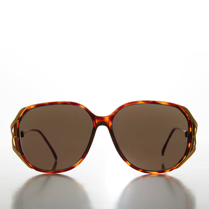 Classic 80s Women's Large Vintage Sunglasses - Aliana