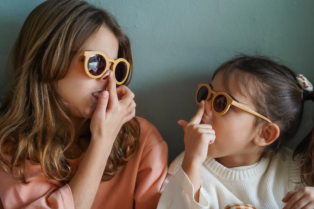 Classic | Sustainable Sunglasses | Plant-Based Bendable Polarized - Child | 3-8 Y | Ivory Tortoise