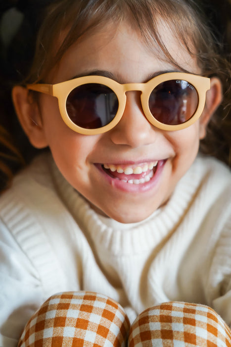 Classic | Sustainable Sunglasses | Plant-Based Bendable Polarized - Child | 3-8 Y | Ivory Tortoise
