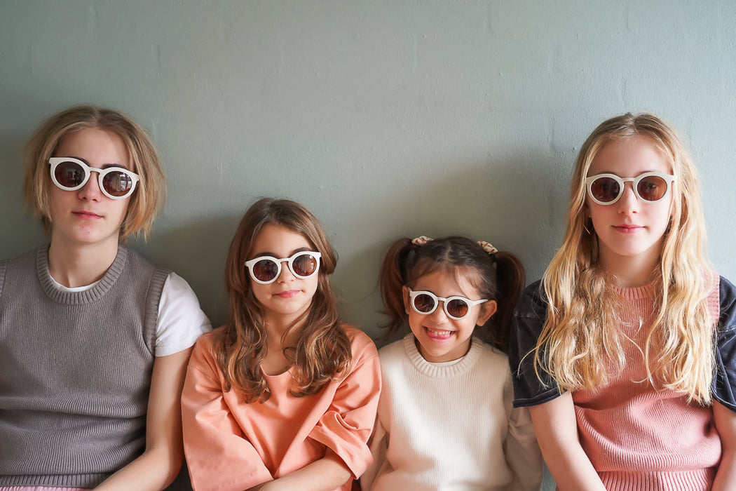 Classic | Sustainable Sunglasses | Plant-Based Bendable Polarized - Child | 3-8 Y | Ivory Tortoise