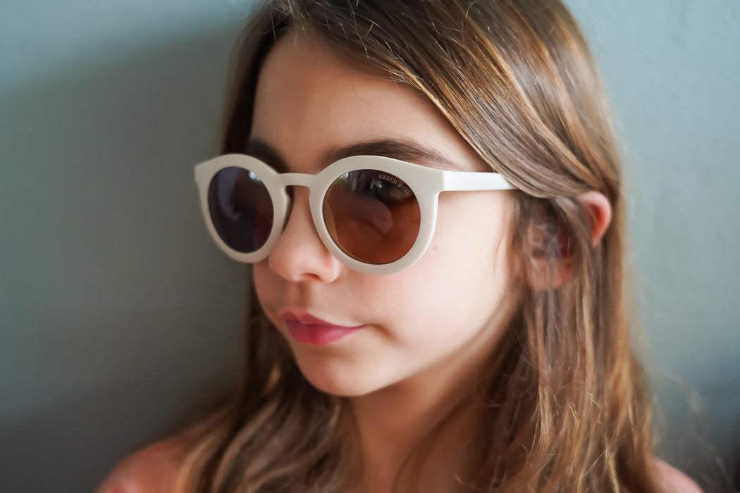 Classic | Sustainable Sunglasses | Plant-Based Bendable Polarized - Teen | 9-15 Y | Ivory Tortoise