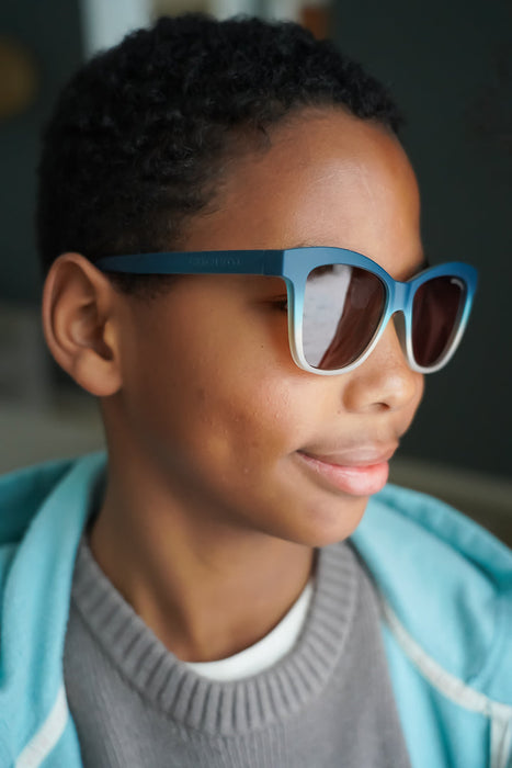 Iconic Wayfarer Ombre | Polarized Sunglasses | Teen | 9-14 Y | Desert Teal Ombre