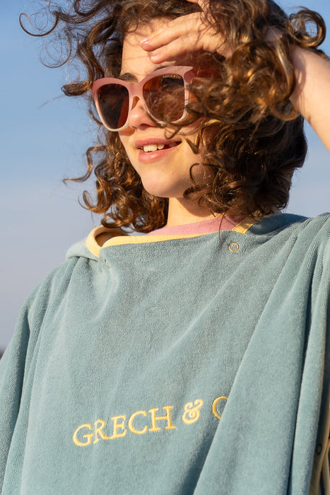 Iconic Wayfarer Ombre | Polarized Sunglasses | Teen | 9-14 Y | Desert Teal Ombre