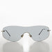 image of sunglasses model SUNGLASS MUSEUM SUNGLASS MUSEUM y2k Rimless Shield Sunglasses - Stary