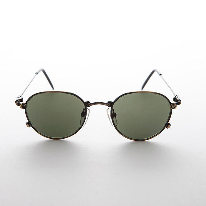 SUNGLASS MUSEUM Industrial Steampunk Sunglass with Nuts and Bolt Accent - Steamboy