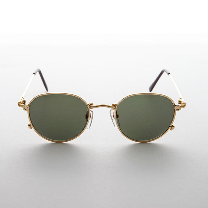 SUNGLASS MUSEUM Industrial Steampunk Sunglass with Nuts and Bolt Accent - Steamboy