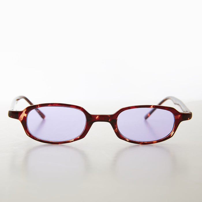 Micro Rectangle Tortoiseshell Sunglasses - Summers 1