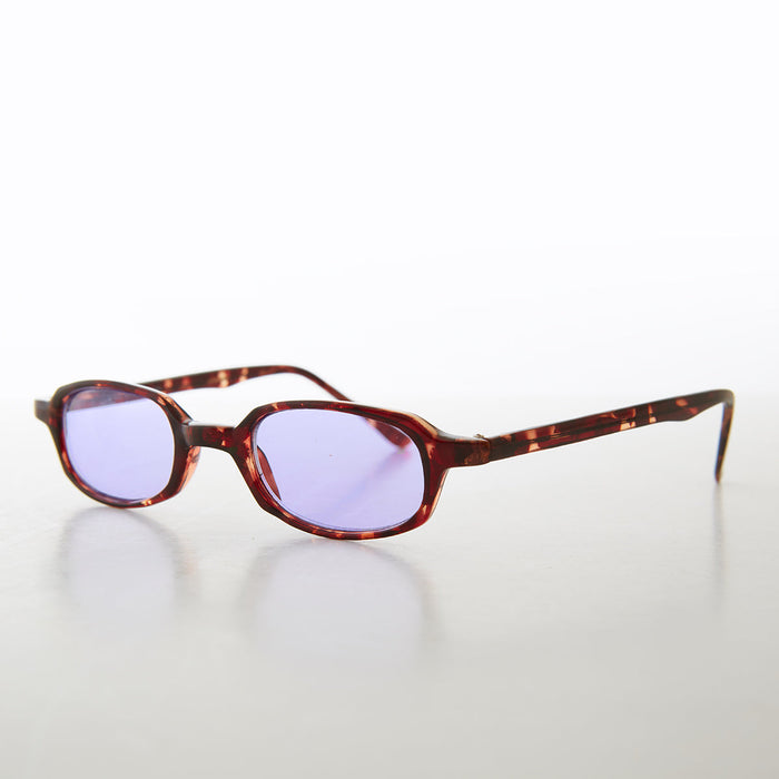 Micro Rectangle Tortoiseshell Sunglasses - Summers 1