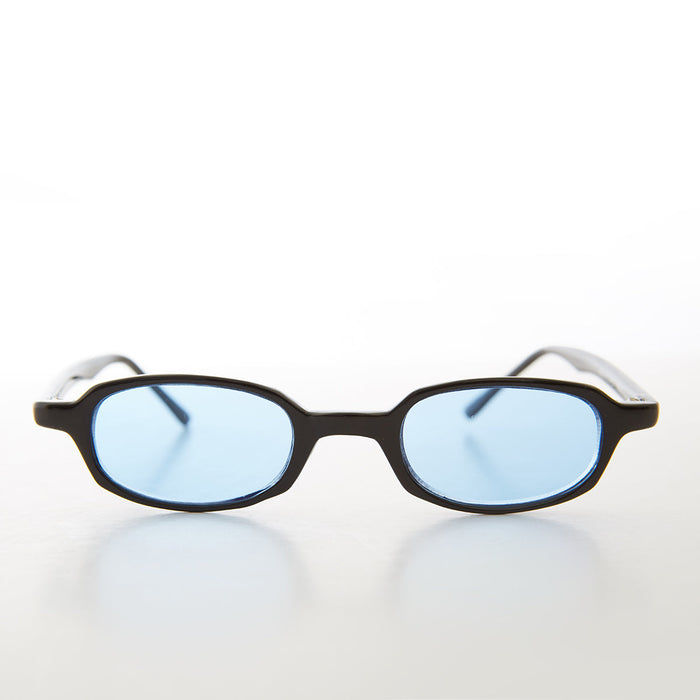 SUNGLASS MUSEUM Micro Rectangle Black Sunglasses - Summers 2