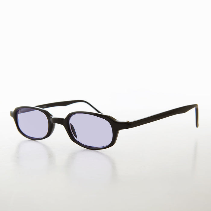 SUNGLASS MUSEUM Micro Rectangle Black Sunglasses - Summers 2