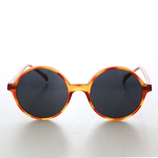 image of sunglasses model SUNGLASS MUSEUM Perfect Circle Round Vintage Mod Sunglasses - Ira
