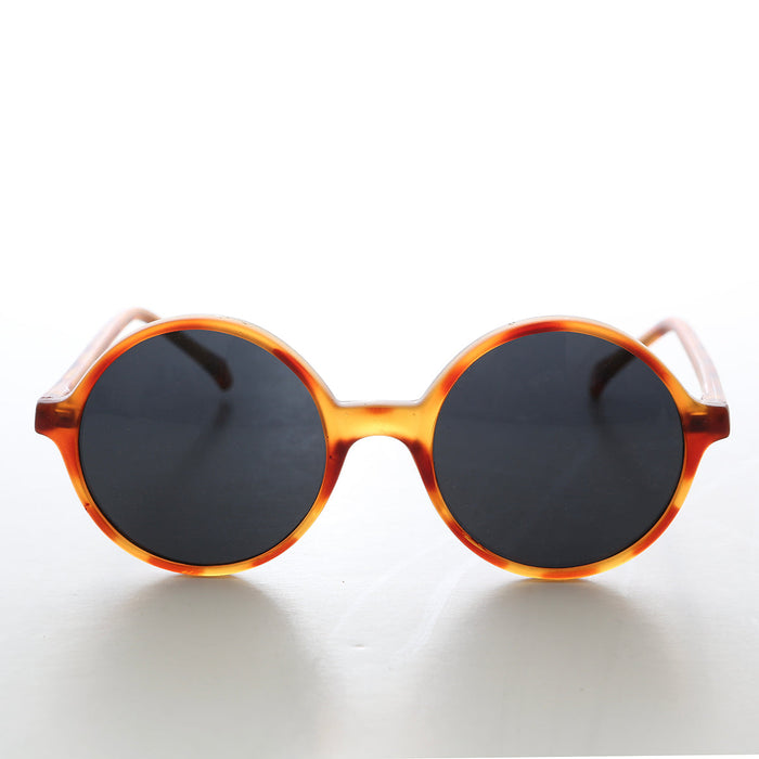 image of sunglasses model SUNGLASS MUSEUM Perfect Circle Round Vintage Mod Sunglasses - Ira