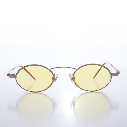 image of sunglasses model SUNGLASS MUSEUM Small Hippy Vintage 90s Sunglass with Colored Lens - Sweetie