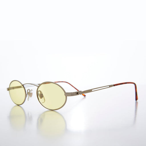 image of sunglasses model SUNGLASS MUSEUM Small Hippy Vintage 90s Sunglass with Colored Lens - Sweetie
