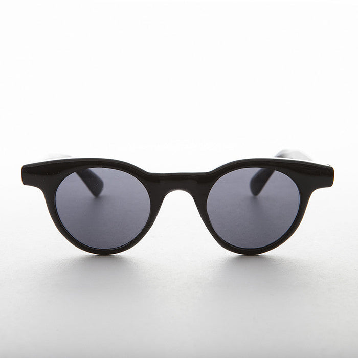image of sunglasses model SUNGLASS MUSEUM SUNGLASS MUSEUM Small Round Horn Rim Preppy Vintage Sunglass - Sydney