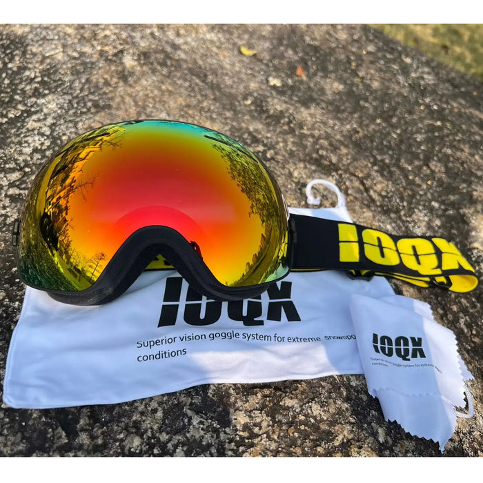 Clear Vision on the Slopes  Double Layer Ski Goggles