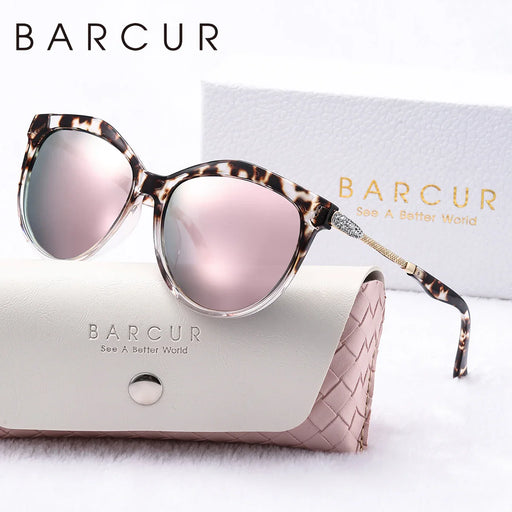 BARCUR Polarized Trendy Cat Eye Sunglasses for Women - Product image