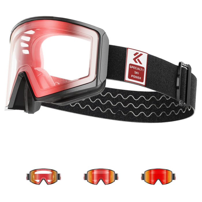 Conquer the Cold Photochromic Ski Goggles