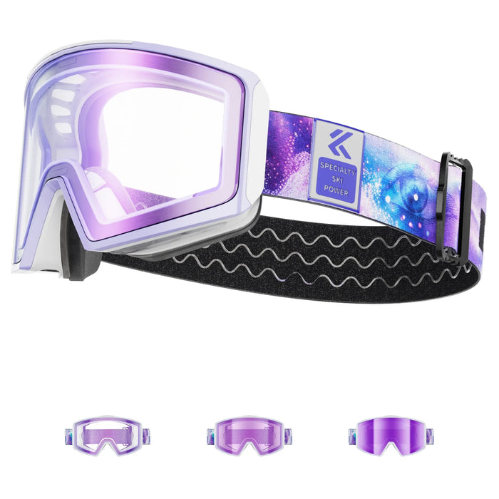 Conquer the Cold Photochromic Ski Goggles