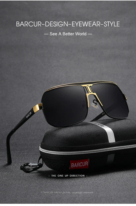 BARCUR Polarized Sunglasses Comfortable Frame