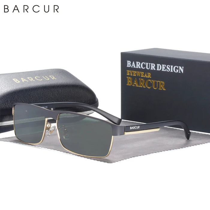 BARCUR Sunglasses Men’s Original Rectangle - Product image