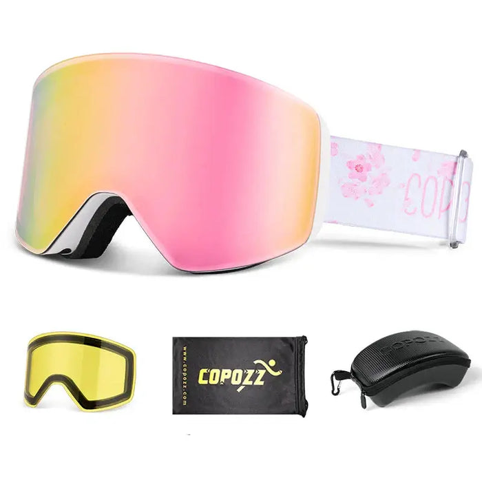 Crystal Clear Vision Magnetic Ski Goggles