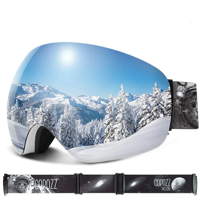 Enhanced Night Vision Frameless Ski Goggles