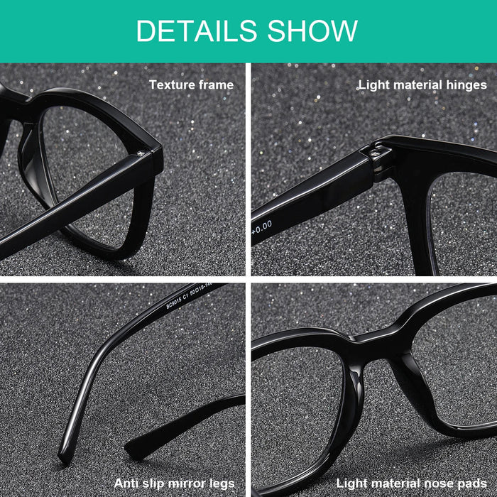 BARCUR Fashion Retro Leopard Pattern Glasses