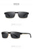 BARCUR Sunglasses Men’s Original Rectangle - Product image