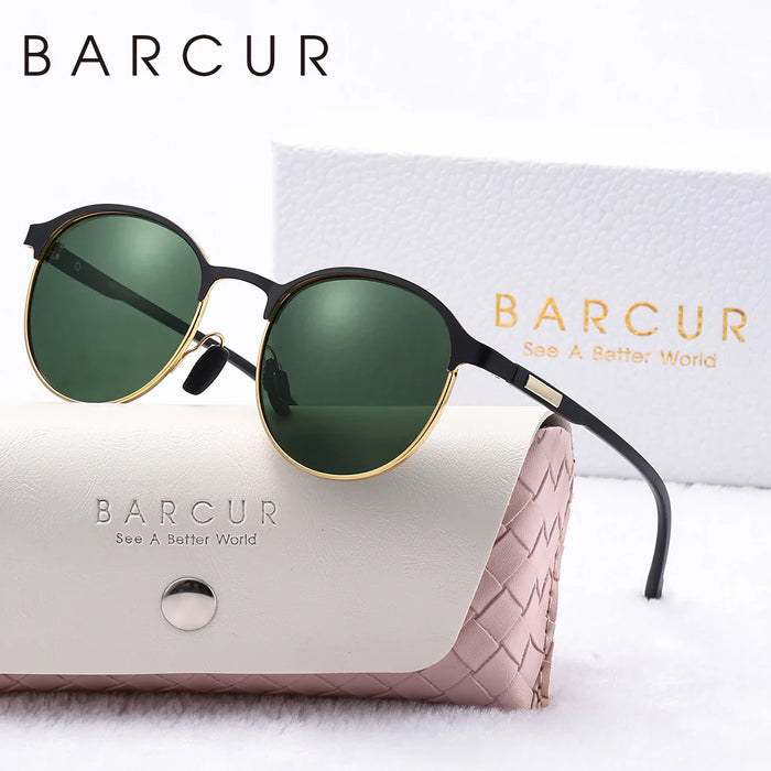 BARCUR Retro Polarized Fashionable Women’s Sunglasses