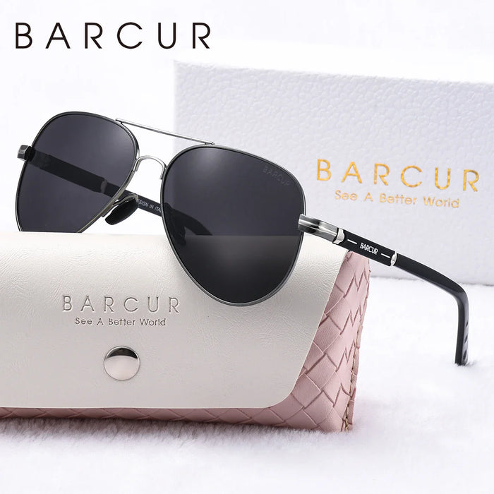 BARCUR Oversize Polarized Sunglasses
