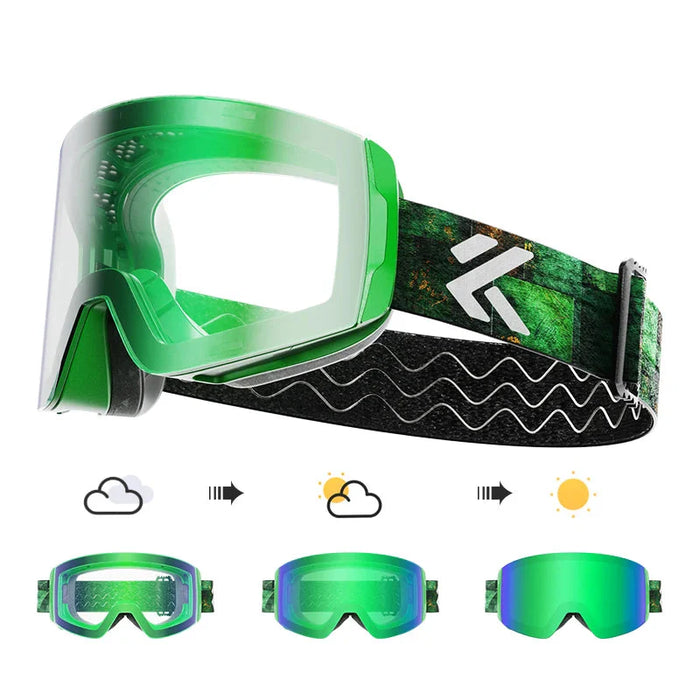 Conquer the Cold Photochromic Ski Goggles