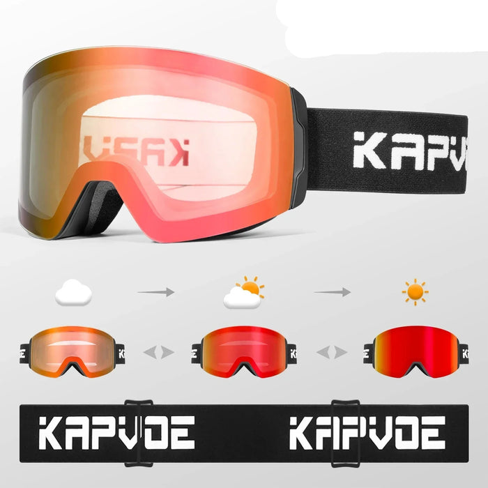 Conquer the Cold Photochromic Ski Goggles