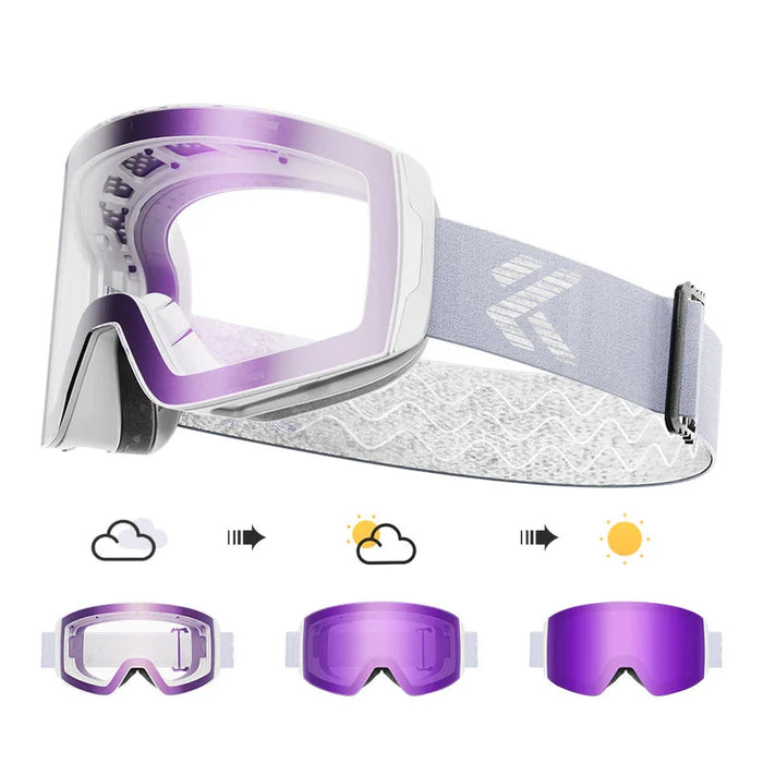 Conquer the Cold Photochromic Ski Goggles