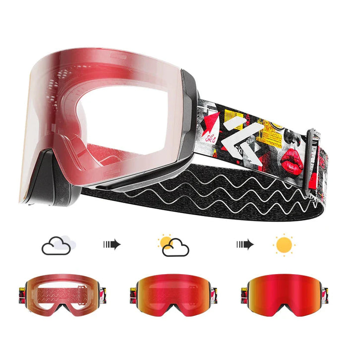 Conquer the Cold Photochromic Ski Goggles