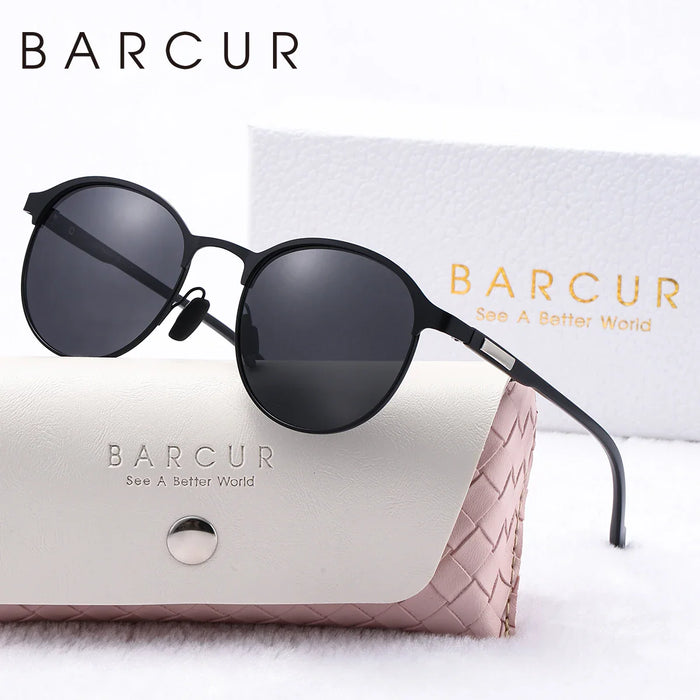 BARCUR Retro Polarized Fashionable Women’s Sunglasses