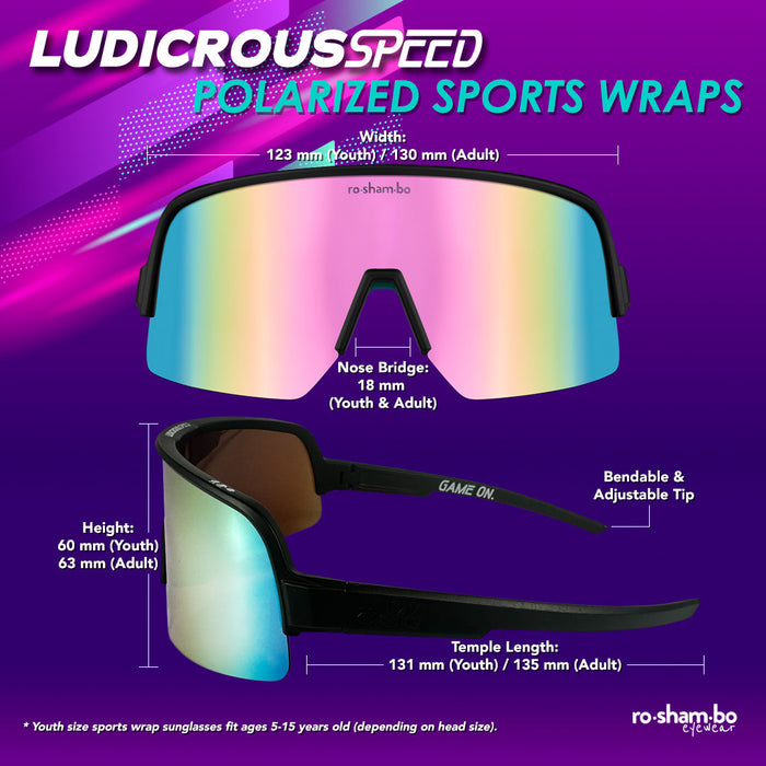 RO-SHAM-BO Sunglasses Ludicrous Speed Sport | Adult