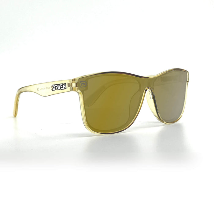 Driven Sunglasses - Slide Job Clear Gold