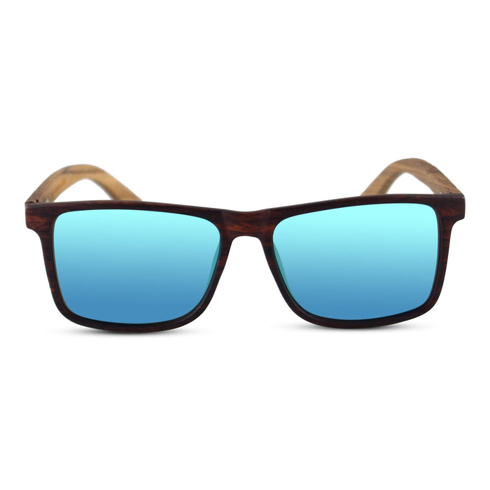 Slims Zebrawood Thin Wooden Sunglasses | Joycoast